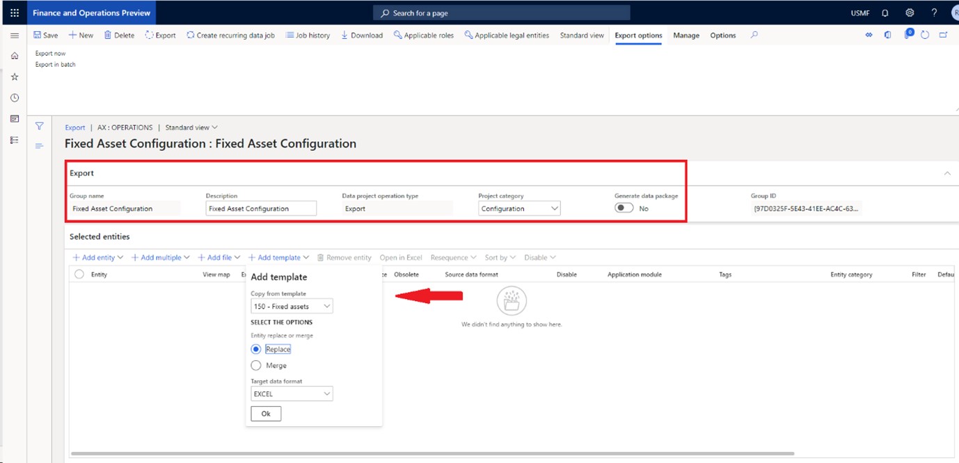 Fixed Asset Configuration